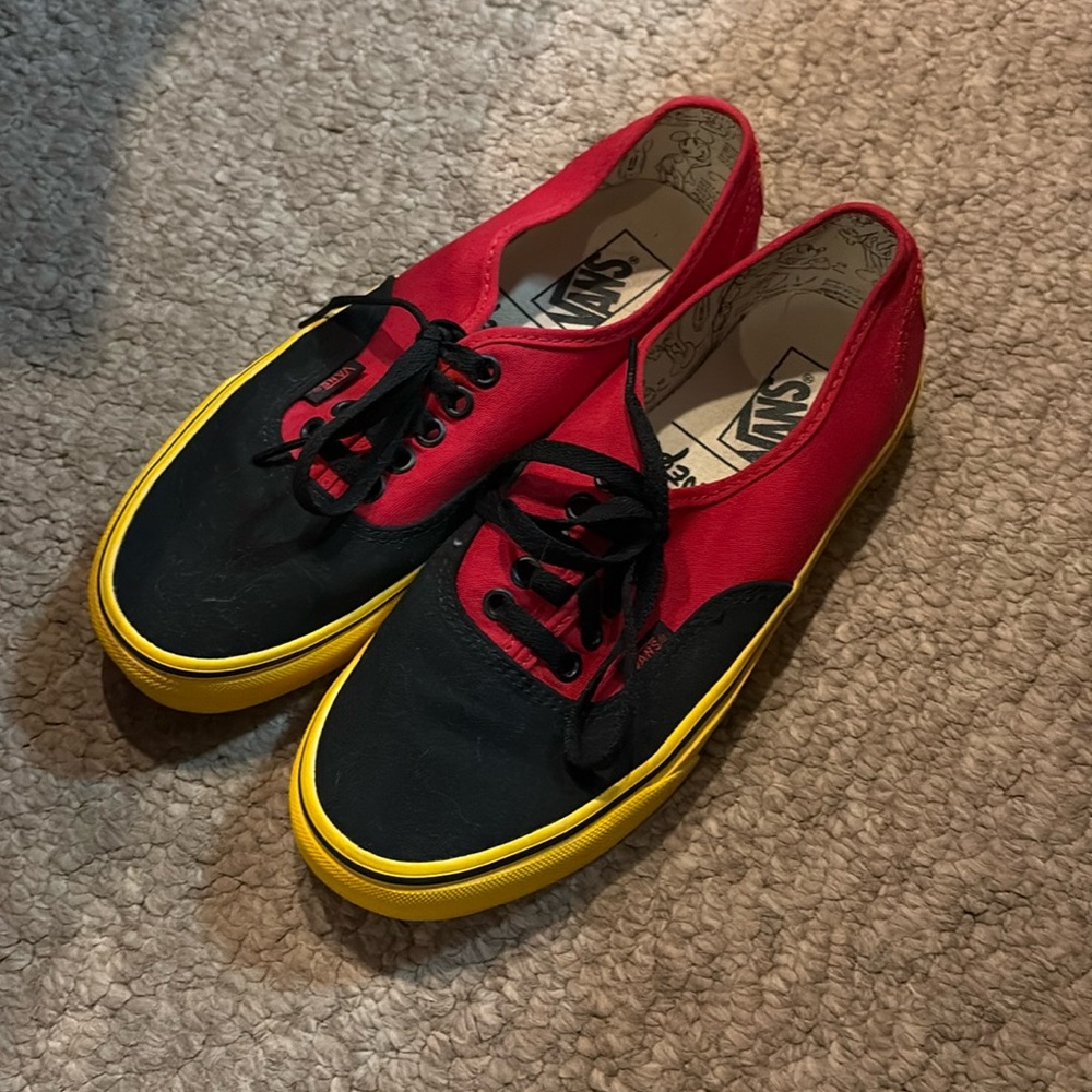 Disney Mickey Mouse Vans Women's Size 9